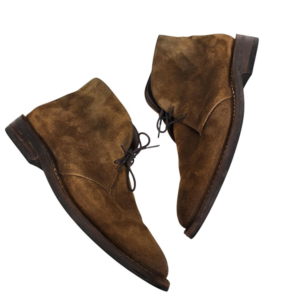THURSDAY BOOT CO. Scout Boots Mens 8 Brown Suede Chukka Ankle Lace Up Casual